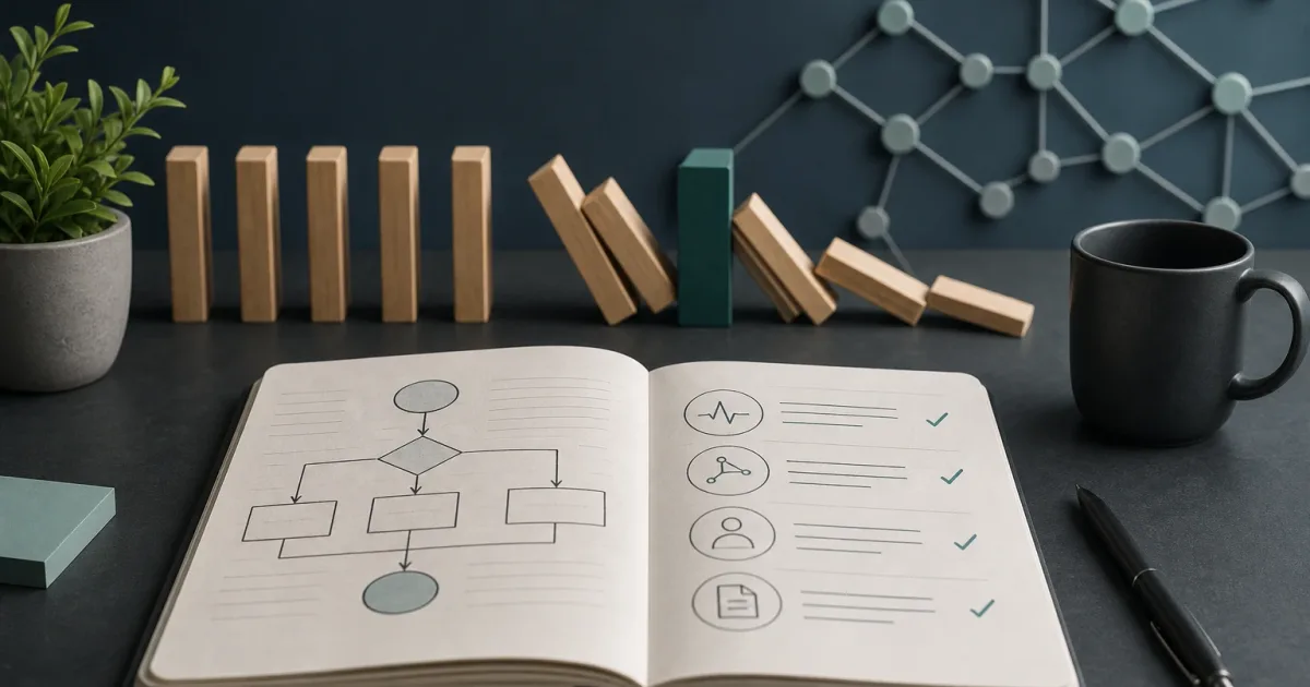 Diagramm eines Runbooks zur Reaktion auf Ausfälle bei kritischen Integrationen