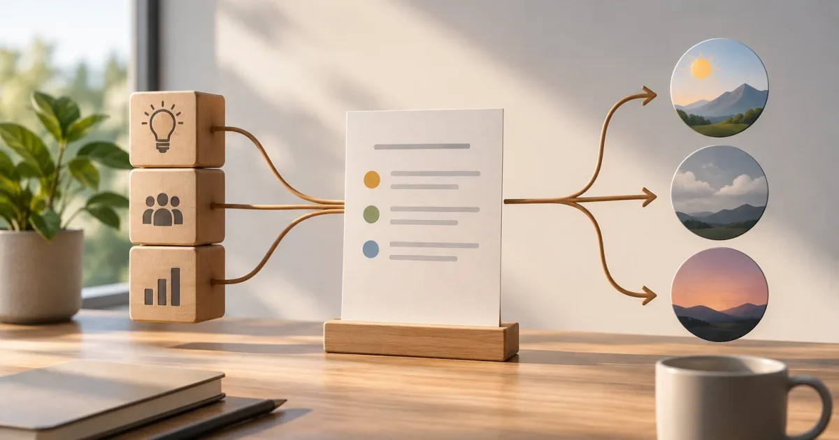 Modello di registro delle decisioni di prodotto con contesto, alternative, elementi a supporto e criteri di riesame