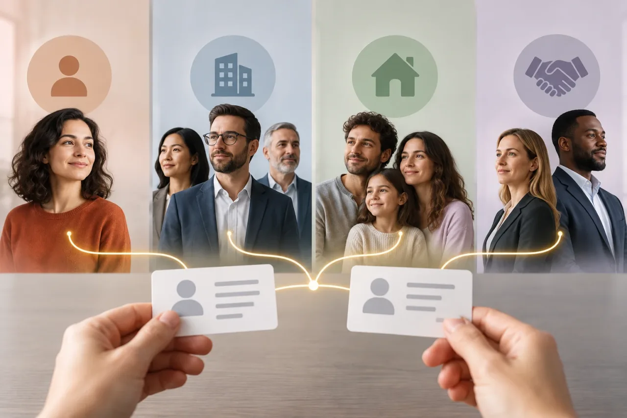 Define when two records represent the same customer